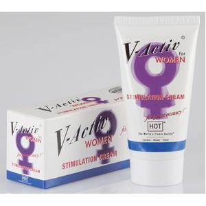 Женский стимулирующий, возбуждающий крем V-Activ for women