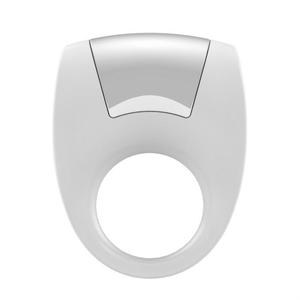 Эрекционное кольцо - вибромассажер B8 VIBRATING RING WHITE