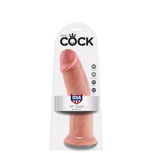 Фаллоимитатор 10" COCK на присоске телесный