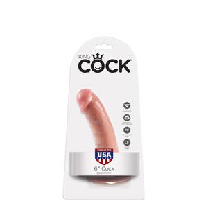 Фаллоимитатор 6" COCK на присоске телесный