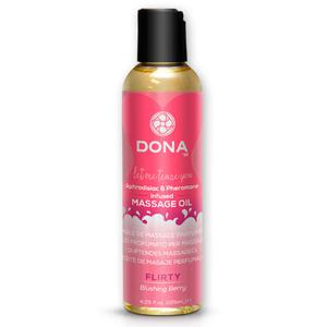 Массажное масло с феромонами и афродизиаками "Флирт" DONA Scented Massage Oil Flirty Aroma: Blushing