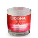 Вкусовая массажная свеча DONA Kissable Massage Candle Strawberry Souffle 135 г