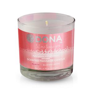 Массажная свеча DONA Scented Massage Candle Flirty Aroma: Blushing Berry 135 г