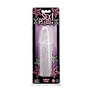 Насадка-удлиннитель Sex Please Brilliant Bang Penis Enhancer прозрачная