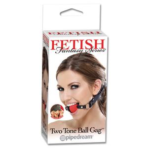 Кляп Fetish Fantasy Series Two Tone Ball Gag черный с красным