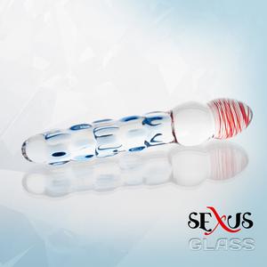 Фаллоимитатор двухсторонний Sexus Glass 19 см