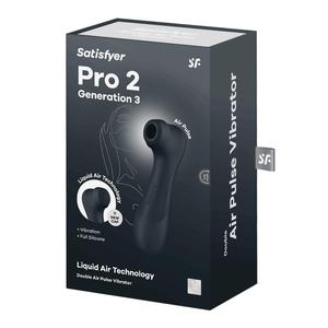 Клиторальный вибростимулятор Pro 2 Generation 3 with Liquid Air (dark grey)