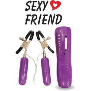 Виброклипсы Sexy Friend фиолетовые