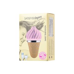 ВИБРОМАССАЖЕР SATISFYER LAYONS SWEET TREAT , СИЛИКОН, РОЗОВЫЙ, 10,4 СМ