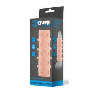 Насадка ToyFa XLover Soft booster, утолщающая, с дополнительной мягкой стимуляцией, 14.5 см.