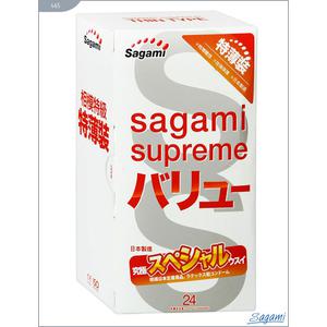 Презерватив Sagami Supreme 0.04 латекс, супертонкие, особо прочные