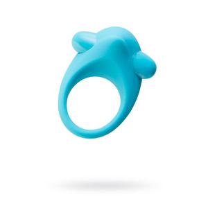 ЭРЕКЦИОННОЕ КОЛЬЦО COCK RING, сС ВИБРАЦИЕЦ, СИЛИКОН, ГОЛУБОЕ, 5,2 СМ