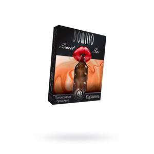 ПРЕЗЕРВАТИВЫ LUXE DOMINO SWEET SEX КАРАМЕЛЬ, 18 СМ., 3 ШТ. В УПАКОВКЕ