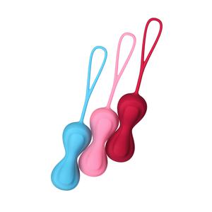 ВАГИНАЛЬНЫЕ ШАРИКИ SATISFYER BALLS C02 DOUBLE, СИЛИКОН, АССОРТИ, Ø 3,2 СМ