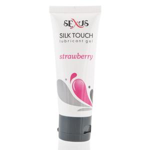 Увлажняющая гель-смазка на водной основе с ароматом клубники Silk Touch Stawberry 50 мл