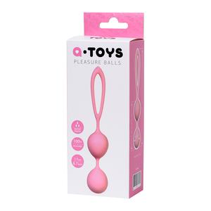 Вагинальные шарики A-Toys by TOYFA, силикон, розовые, Ø 3,1 см