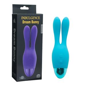 ВИБРАТОР INDULGENCE RECHARGEABLE DREAM BUNNY BLUE