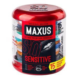 Презервативы ультратонкие MAXUS Sensitive №15