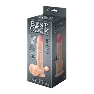 Фаллоимитатор неоскин на присоске F&F BEST COCK 8"