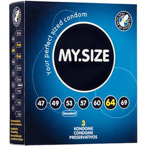 Презервативы  ''MY.SIZE'' №3 размер 64 (ширина 64mm)