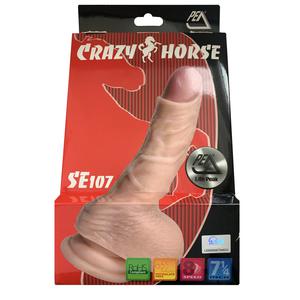 Вибромассажёр реалистичный Pea "Crazy Horse SE107 7 1/4", Flesh