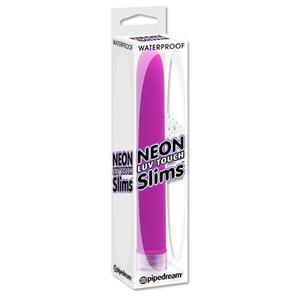 Вибратор фиолетовый Neon Slim из супер-мягкого материала