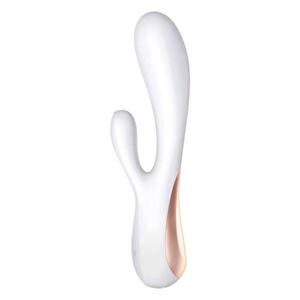 Вибромассажер с возможностью управления через смартфон Satisfyer Mono Flex, белый