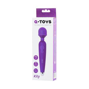 Вибратор A-Toys by TOYFA Kily, силикон, фиолетовый, 18,7 см