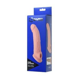 Насадка Toyfa XLover, для увеличения размера, TPE, телесный, 16,5 см