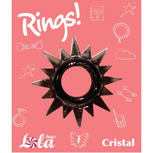 ЭРЕКЦИОННОЕ КОЛЬЦО RINGS CRISTAL BLACK