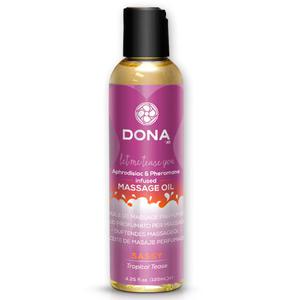 Массажное масло с феромонами и афродизиаками "Страсть" DONA Scented Massage Oil Sassy Aroma: Tropica