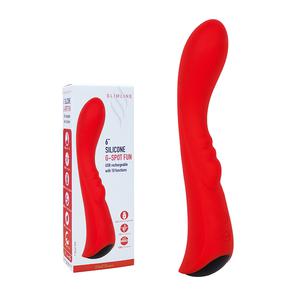 Вибромассажёр G-Spot Fun 6", Красный