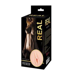 Реалистичный односторонний мастурбатор Real Women Dual Layer с двойной структурой 15,5х8,2 см