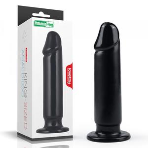 Анальный плаг гигант "King Sized Anal Dildo 9.25", Чёрный