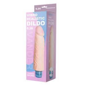 Вибромассажёр "Vibro Realistic Dildo 6.26", Светлый