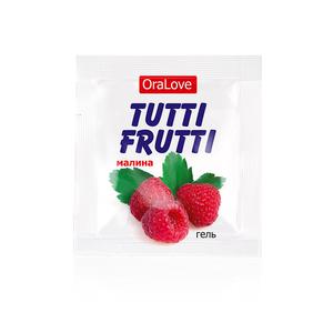 Гель TUTTI-FRUTTI МАЛИНА серии OraLove одноразовая упаковка 4 г