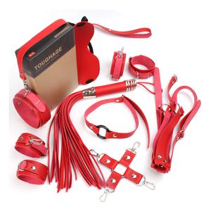 Набор БДСМ из натуральной кожи Vander "Bandage Kits", N-H324-R, Red