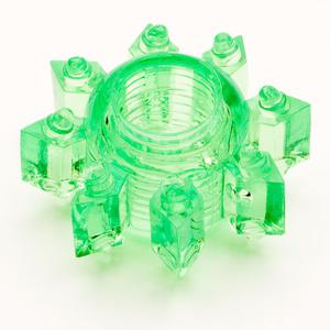 Эрекционное кольцо на пенис TOYFA Basic, TPE, зеленый