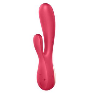 Вибромассажер с возможностью управления через смартфон Satisfyer Mono Flex, красный