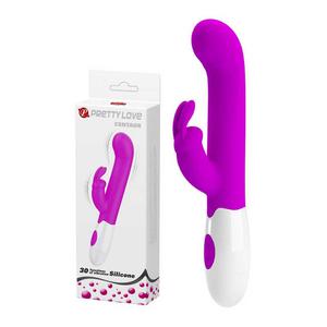 Вибратор с клиторальным стимулятором Pretty Love Scentaur Clit Vibrator, фиолетовый