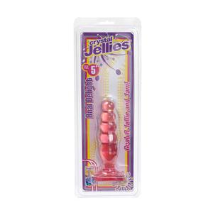 Анальная ёлочка розовая 5" Cristal Jellies