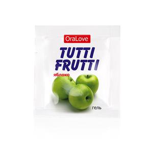 Гель TUTTI-FRUTTI ЯБЛОКО серии OraLove одноразовая упаковка 4 г