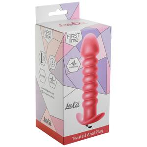 АНАЛЬНАЯ ПРОБКА С ВИБРАЦИЕЙ TWISTED ANAL PLUG PINK (БАТАРЕЙКИ ААА)