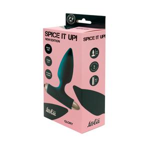 Анальная пробка с вибрацией SPICE IT UP NEW EDITION GLORY DARK GREEN