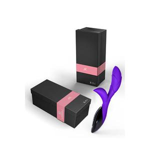 Вибратор хай-тек ZINI HUA фиолетовый с черным