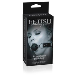 Кляп BREATHABLE BALL GAG черный