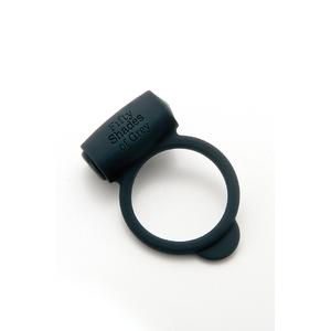 Эрекционное кольцо Vibrating Love Ring с вибрацией черное